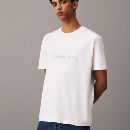 Calvin Klein Ανδρική κοντομάνικη μπλούζα Chenille Monogram T-shirt